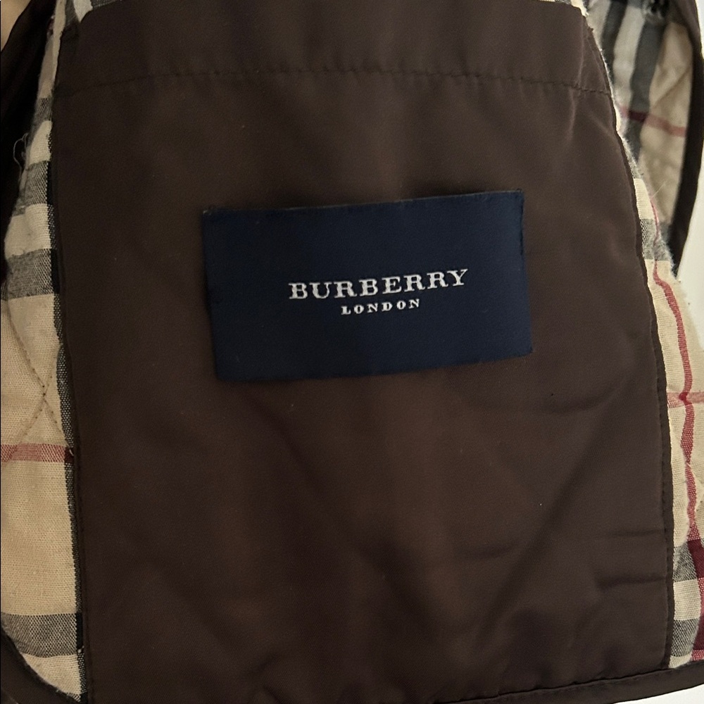 Burberry Dark Brown Quilted Jacket - Picture 3 of 7
